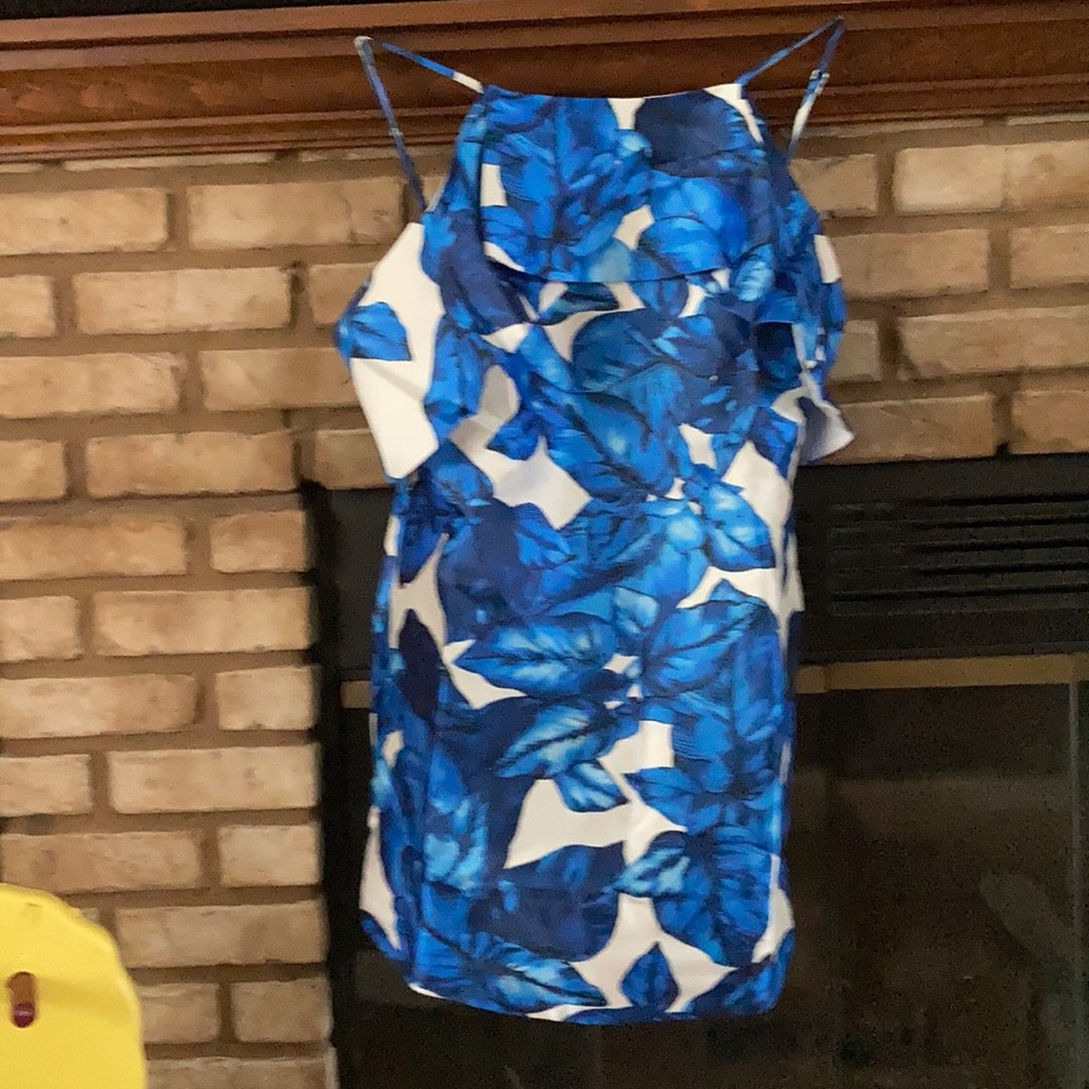 NWT Renn Blue floral minister dress🌸 Super cute